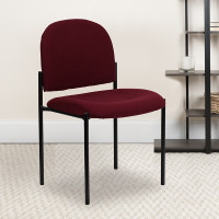 Flash Furniture Burgundy Fabric Stacking Chair BT-515-1-BY-GG